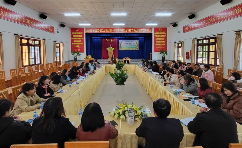 Phòng Giáo dục và Đào tạo huyện Lạc Dương sơ kết học kỳ I, năm học 2023 - 2024